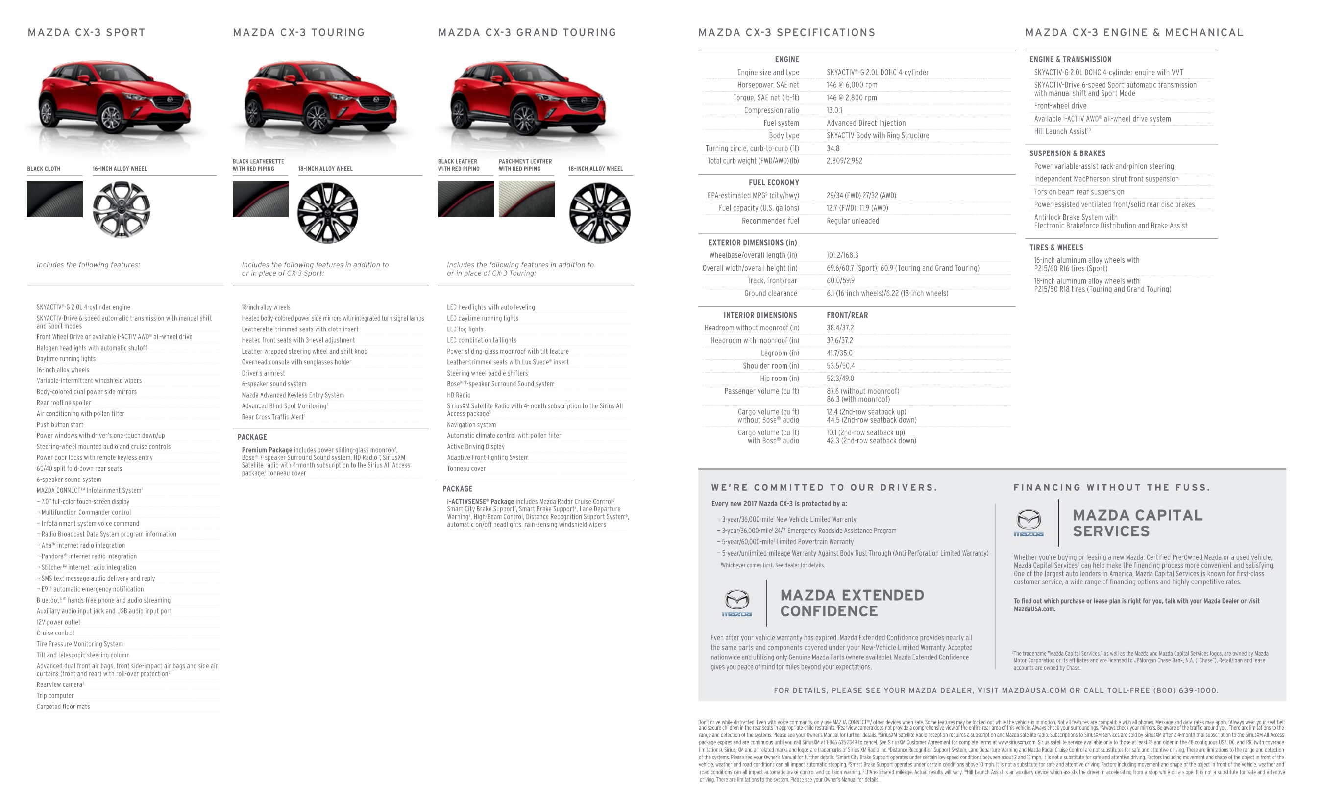 2017 Mazda CX-3 Brochure Page 20